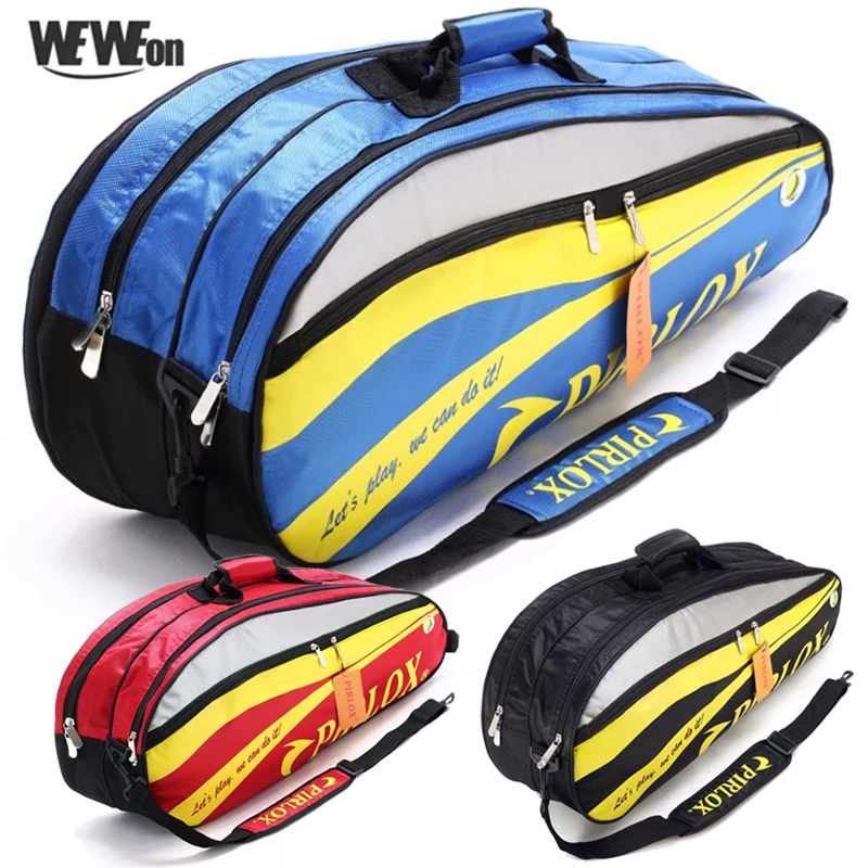 6--8pcs Double-deck Badminton Bag Large Tennis Racquet Sports Bag New Tennis Racket Bags for 43 Shoes Double Zipper Waterproof
6--8pcs Double-deck Badminton Bag Large Tennis Racquet Sports Bag New Tennis Racket Bags for 43 Shoes Double Zipper Waterproof