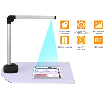 Document Scanner High Speed USB Book Image A4 Document Camera Scanner Portable With 8.0MP Camera HD High-Definition Timing
Document Scanner High Speed USB Book Image A4 Document Camera Scanner Portable With 8.0MP Camera HD High-Definition Timing