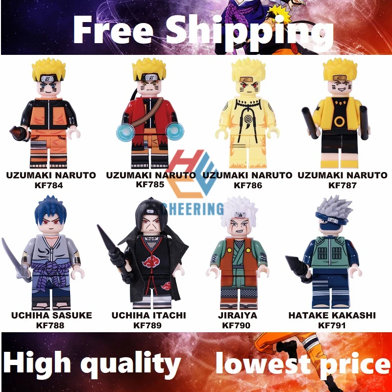 Single Sale design Building Blocks Aaruto Bricks Type Anime Character Uzumaki Uchicha Jiraiya Action For Children KF6078
Single Sale design Building Blocks Aaruto Bricks Type Anime Character Uzumaki Uchicha Jiraiya Action For Children KF6078