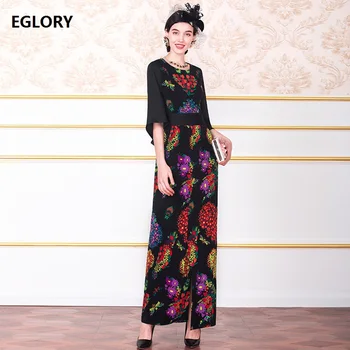 Elegant Party Long Dresses 2019 Autumn Fashionable Women O-Neck Charming Floral Print Back Belt Patchwork Vintage Retro Dress
Elegant Party Long Dresses 2019 Autumn Fashionable Women O-Neck Charming Floral Print Back Belt Patchwork Vintage Retro Dress