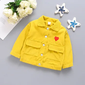 2019 Children Autumn Winter Baby Girls Infants Kids Turn-Down Collar Corduroy Jackets Heart Coat Outwear Casaco WT781
2019 Children Autumn Winter Baby Girls Infants Kids Turn-Down Collar Corduroy Jackets Heart Coat Outwear Casaco WT781