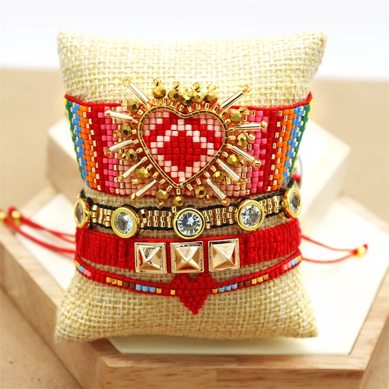 Модный богемный браслет для женщин Pulseras Mujer Moda 2020 MIYUKI повязка на руку с кристаллами браслет с сердечком ювелирные изделия Аксессуары для жен...
Модный богемный браслет для женщин Pulseras Mujer Moda 2020 MIYUKI повязка на руку с кристаллами браслет с сердечком ювелирные изделия Аксессуары для жен...