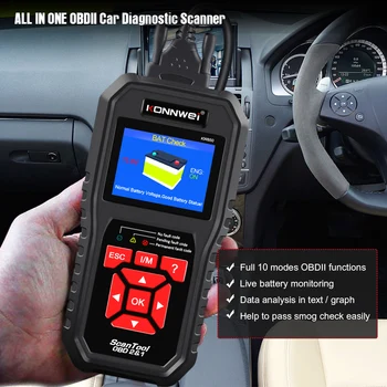 KONNWEI KW850 OBD2 Scanner Professional OBDII Code Reader Vehicle Engine Check Auto Diagnostic Scanner Car Diagnostic Tool
KONNWEI KW850 OBD2 Scanner Professional OBDII Code Reader Vehicle Engine Check Auto Diagnostic Scanner Car Diagnostic Tool
