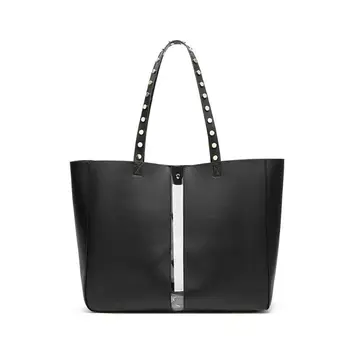 Women Shoulder Bags Rivet Strap PU Litchi Texture Casual Style Ladies Handbag L9BE
Women Shoulder Bags Rivet Strap PU Litchi Texture Casual Style Ladies Handbag L9BE