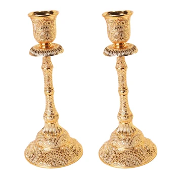 2pcs Decorative Candle Holder, Alloy Single Arm Candle Stick Stand European Style Candelabra for Dinner Wedding Home Decor
2pcs Decorative Candle Holder, Alloy Single Arm Candle Stick Stand European Style Candelabra for Dinner Wedding Home Decor