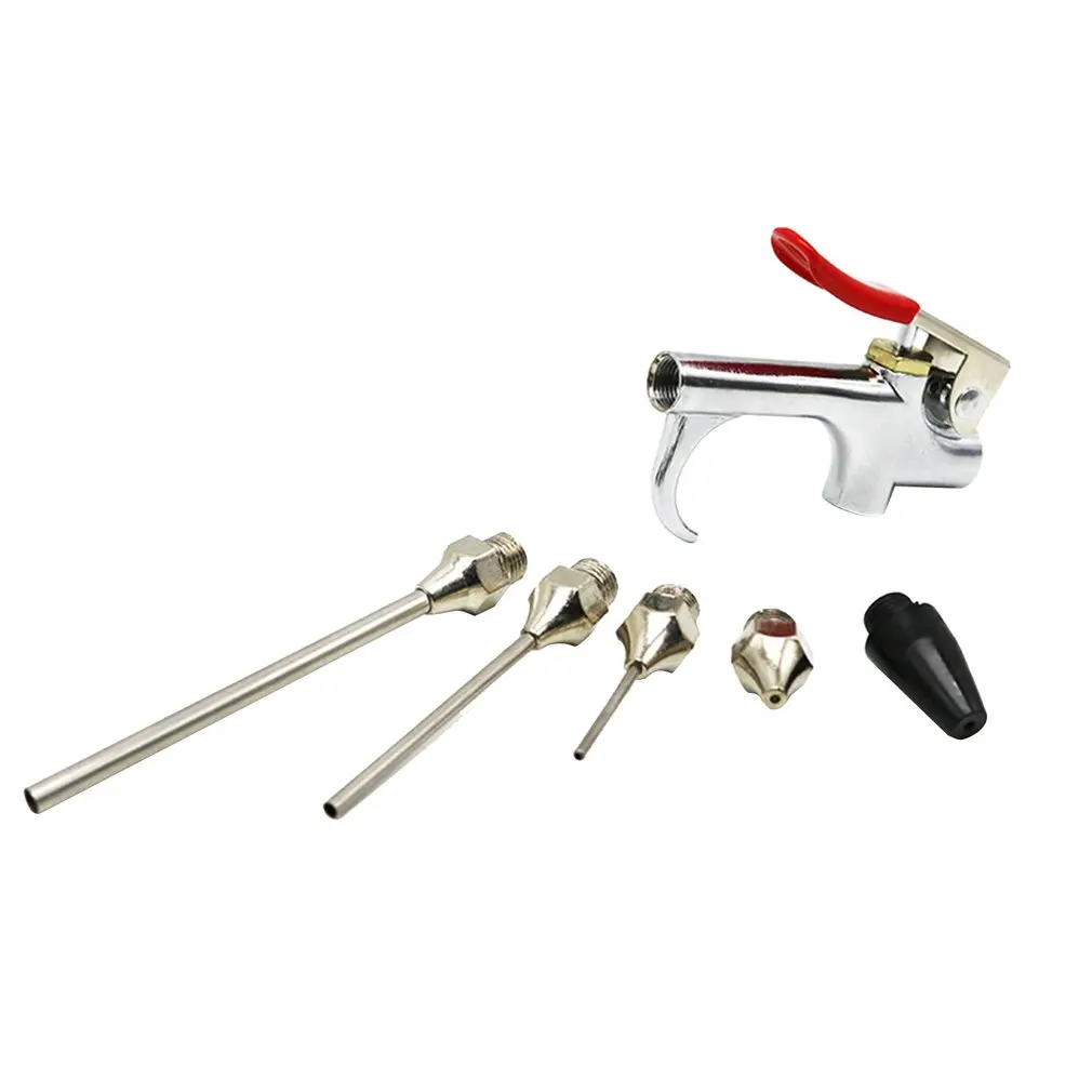 5Pcs/7Pcs Air Compressor Tools Kit Air Blow Gun Set with 5 Interchangeable Nozzles and Over-Sized Trigger Tool Set
5Pcs/7Pcs Air Compressor Tools Kit Air Blow Gun Set with 5 Interchangeable Nozzles and Over-Sized Trigger Tool Set