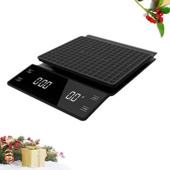 3kg/0.1g Electronic Coffee Scale with Timer High Accuracy Digital Kitchen Scale Timer Coffee Weight Balance without Battery (Bla 
3kg/0.1g Electronic Coffee Scale with Timer High Accuracy Digital Kitchen Scale Timer Coffee Weight Balance without Battery (Bla