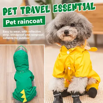 S/M/L/XL/XXL Pet Dog Raincoat Outdoor Waterproof Clothes High Neck Hooded Jumpsuit For Small Big Dogs Overalls Rain Cloak
S/M/L/XL/XXL Pet Dog Raincoat Outdoor Waterproof Clothes High Neck Hooded Jumpsuit For Small Big Dogs Overalls Rain Cloak
