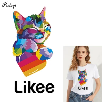 Pulaqi Thermal Transfer For Clothes Printing Likee app Iron On Patches Accessory Multi Colored Stickers Heat Transfer On Cloth
Pulaqi Thermal Transfer For Clothes Printing Likee app Iron On Patches Accessory Multi Colored Stickers Heat Transfer On Cloth