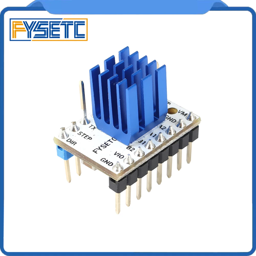 2шт TMC2209 v2.0 Драйвер шагового двигателя Stepsticks Mute Driver 256 Microsteps ток 2.8A пик 3d принтер