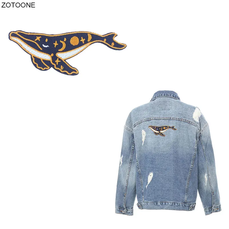 ZOTOONE Fish Whale Patch Iron on Patches for Clothing DIY Sticker Heat Transfer Embroidery Applique Sew on Badge Thermal Press G
ZOTOONE Fish Whale Patch Iron on Patches for Clothing DIY Sticker Heat Transfer Embroidery Applique Sew on Badge Thermal Press G