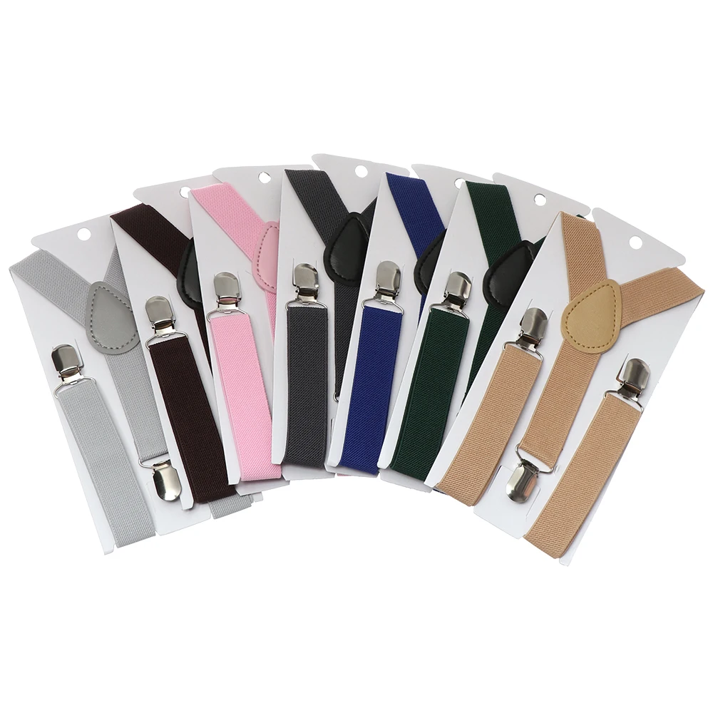 Suspenders For Children Boys Girls With Bow Tie Adjustable Elastic Straps Accessories For Wedding Ties Suspenders For Children Boys Girls With Bow Tie Adjustable Elastic Straps Accessories For Wedding Ties