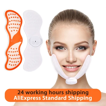 EMS Slimming Face Lifting Jaw Exerciser V Shape Face Massager Anti Wrinkle For Face With Gel Pads Skin Lift Tools
EMS Slimming Face Lifting Jaw Exerciser V Shape Face Massager Anti Wrinkle For Face With Gel Pads Skin Lift Tools