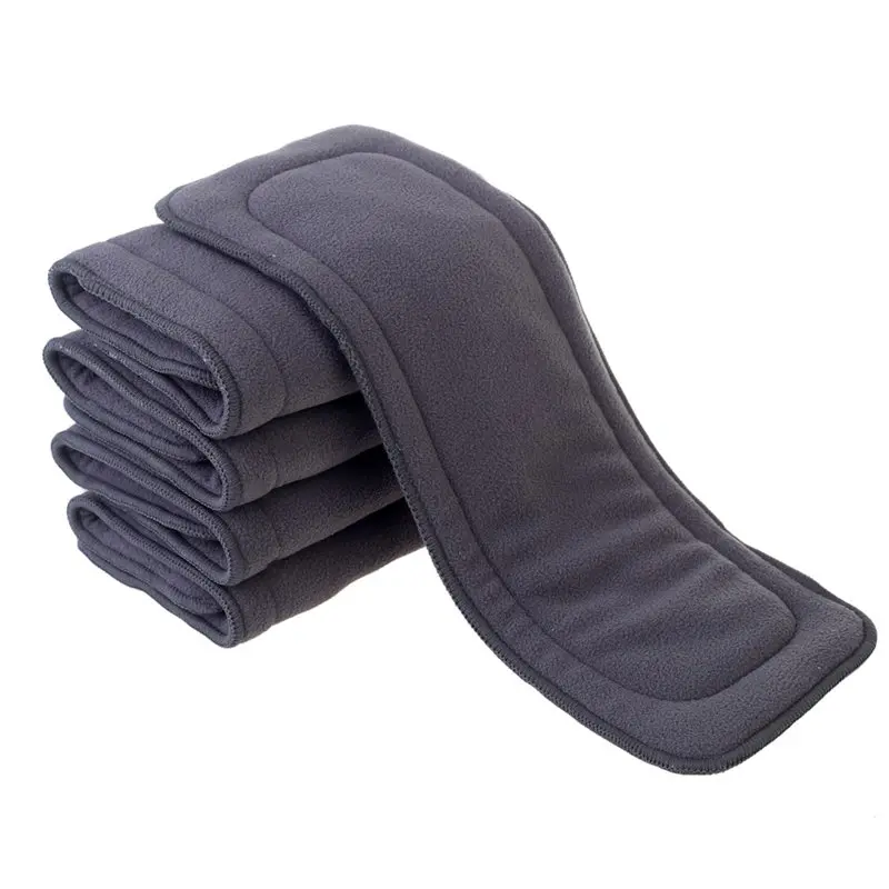 5 Layers Stay Dry Bamboo Charcoal Fleece Baby Cloth Diaper Inserts, Absorbency Overnight Diaper Insert For Reusable Baby Nappy
5 Layers Stay Dry Bamboo Charcoal Fleece Baby Cloth Diaper Inserts, Absorbency Overnight Diaper Insert For Reusable Baby Nappy