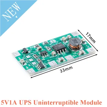 DC 5V 1A UPS Uninterrupted Charging Power Supply Module 18650 Lithium Battery Reverse Router with Protection Charger Board
DC 5V 1A UPS Uninterrupted Charging Power Supply Module 18650 Lithium Battery Reverse Router with Protection Charger Board