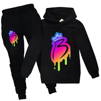 Boys Sweatshirt Set Royally B Prints Hoodies for Kids Girls Winter Clothing Children Fashion Tracksuit Kids Hooded T-shirt Pants
Boys Sweatshirt Set Royally B Prints Hoodies for Kids Girls Winter Clothing Children Fashion Tracksuit Kids Hooded T-shirt Pants
