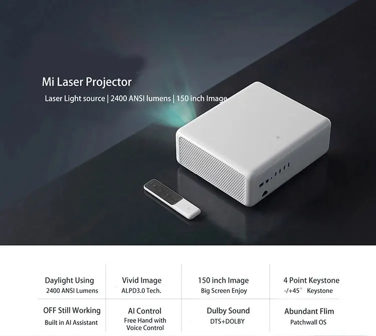 Xiaomi Laser Projector 1s 4k