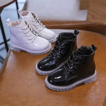 New Autumn Kids Motorcycle Boots Children Patent Leather Shoes Baby Girls Fashion Ankle Boots Black Brand Shoes Soft Casual Boot
New Autumn Kids Motorcycle Boots Children Patent Leather Shoes Baby Girls Fashion Ankle Boots Black Brand Shoes Soft Casual Boot