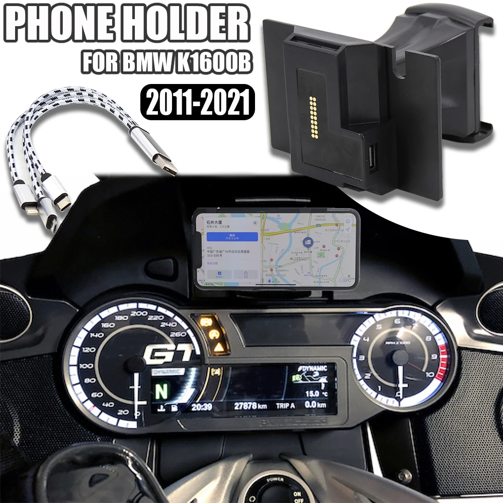For BMW K1600B K1600GT K1600GTL Motorcycle GPS Phone Navigation Bracket USB Charger Holder Mount Stand 2011-2020 2019 2018 2017
For BMW K1600B K1600GT K1600GTL Motorcycle GPS Phone Navigation Bracket USB Charger Holder Mount Stand 2011-2020 2019 2018 2017
