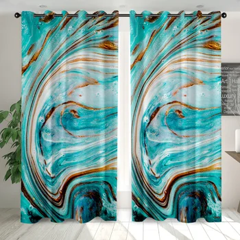 ONGLYP 3D Marbling Living Room Curtains High Shading Blackout Bedroom Curtains Window Drapes Home Decorative,2 Piece/Set 
ONGLYP 3D Marbling Living Room Curtains High Shading Blackout Bedroom Curtains Window Drapes Home Decorative,2 Piece/Set