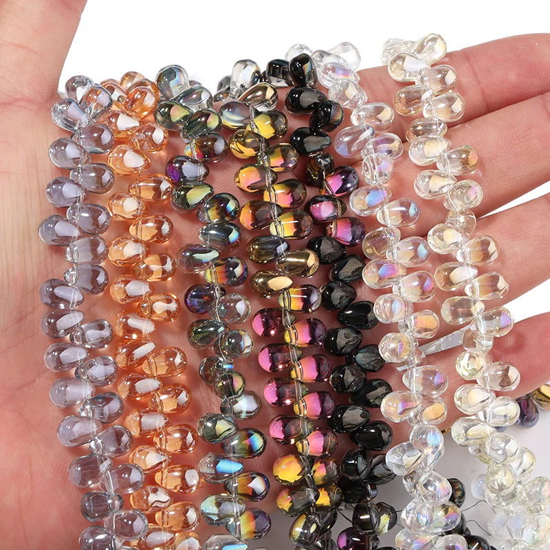 100pcs Electroplating Water Droplets Beads Multicolor Loose Spaced Beads For Needlework Jewelry Making Necklace Bracelet DIY
100pcs Electroplating Water Droplets Beads Multicolor Loose Spaced Beads For Needlework Jewelry Making Necklace Bracelet DIY