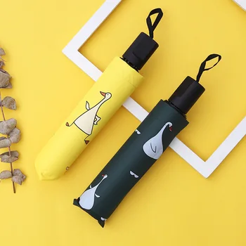Hipster Rain Umbrella Women's Three Fold Parasol Vinyl Rain Or Shine with Folding Umbrella UV-Protection Parasol
Hipster Rain Umbrella Women's Three Fold Parasol Vinyl Rain Or Shine with Folding Umbrella UV-Protection Parasol