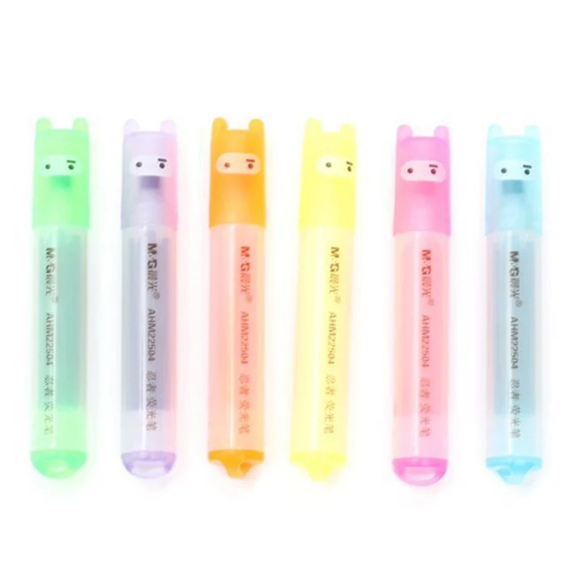 6 Pcs / Pack Creative Cartoon Cute Ninja Rabbit Mini Six-color Set Marker Fluorescent Marker Learning Marker Pen Stationery
6 Pcs / Pack Creative Cartoon Cute Ninja Rabbit Mini Six-color Set Marker Fluorescent Marker Learning Marker Pen Stationery
