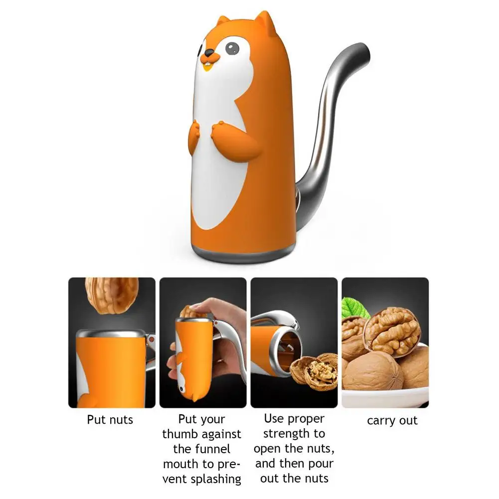 Zinc Alloy Creative Squirrel Pattern Multifunctional Walnut Clip Nut Opener Peeling Chestnut Clip For Kitchen Opener Tool
Zinc Alloy Creative Squirrel Pattern Multifunctional Walnut Clip Nut Opener Peeling Chestnut Clip For Kitchen Opener Tool