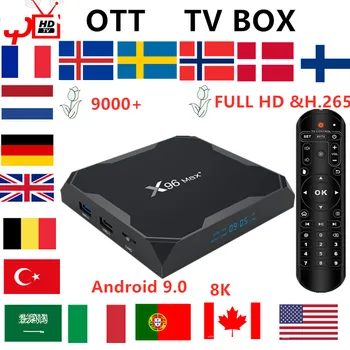 French IPTV box X96 MAX PLUS android TV 9.0 S905X3 8K for IPTV Sweden belgium Europe UK spain USA Smart tv box only no channels
French IPTV box X96 MAX PLUS android TV 9.0 S905X3 8K for IPTV Sweden belgium Europe UK spain USA Smart tv box only no channels