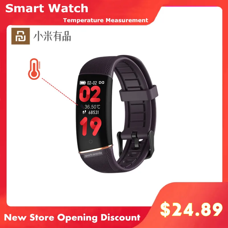 Smart Watch Sport Bluetooth Fitness Heart Rate Body Temperature Monitor PhoneCall Bracelet Android Wristwatch From Xiaomi Youpin
Smart Watch Sport Bluetooth Fitness Heart Rate Body Temperature Monitor PhoneCall Bracelet Android Wristwatch From Xiaomi Youpin