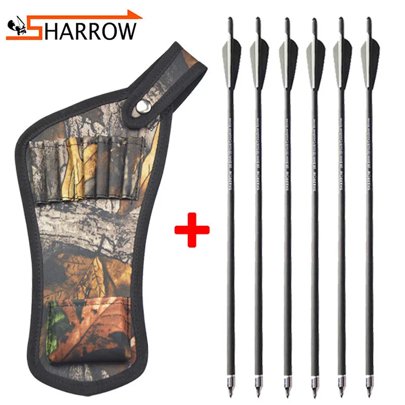 8pcs Archery 20/22inch Crossbow Arrow OD8.8mm ID7.6mm Mix Carbon Arrows with Quiver Fit Bow Shooting Hunting Accessories
8pcs Archery 20/22inch Crossbow Arrow OD8.8mm ID7.6mm Mix Carbon Arrows with Quiver Fit Bow Shooting Hunting Accessories