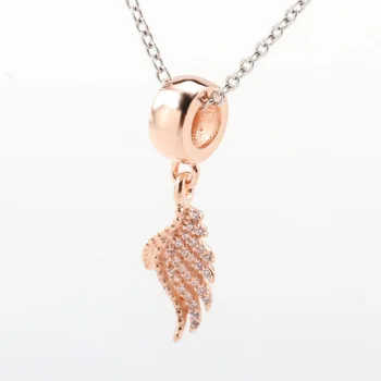 Authentic 925 Sterling Silver Charm New Creative Angel Wing Pendant Fit Pandora Women Bracelet & Necklace Diy Jewelry 
Authentic 925 Sterling Silver Charm New Creative Angel Wing Pendant Fit Pandora Women Bracelet & Necklace Diy Jewelry