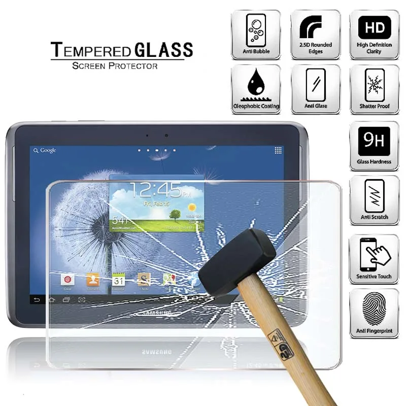 Tablet Tempered Glass Screen Protector Cover for Samsung Galaxy Note 10.1 N8000 n8010 Tablet HD Eye Protection Tempered Film
Tablet Tempered Glass Screen Protector Cover for Samsung Galaxy Note 10.1 N8000 n8010 Tablet HD Eye Protection Tempered Film