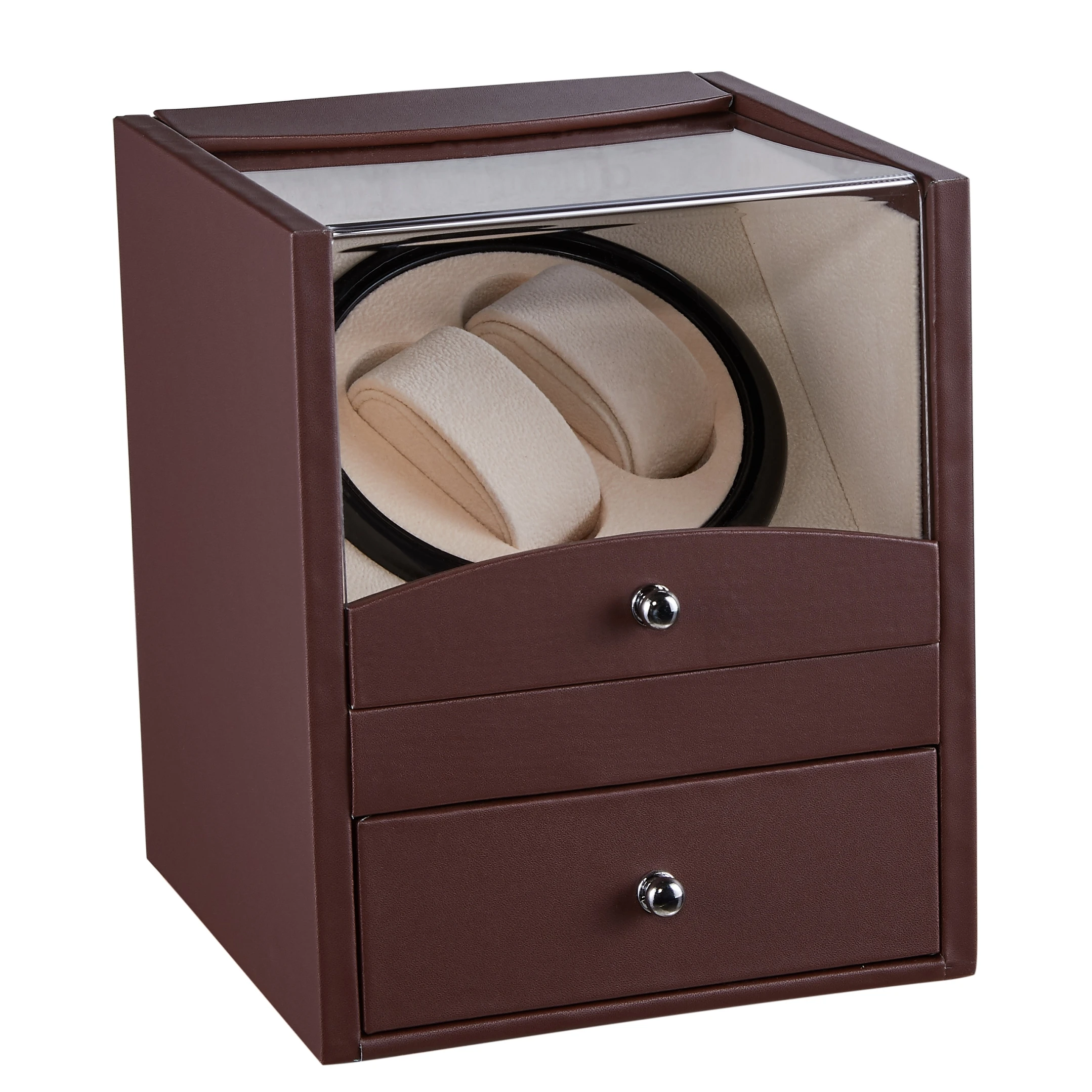 Gorben Automatic Mechanical Watch Winder Double Watch Winding Box Quiet Motor Watches Jewelry Storage Box 
Gorben Automatic Mechanical Watch Winder Double Watch Winding Box Quiet Motor Watches Jewelry Storage Box
