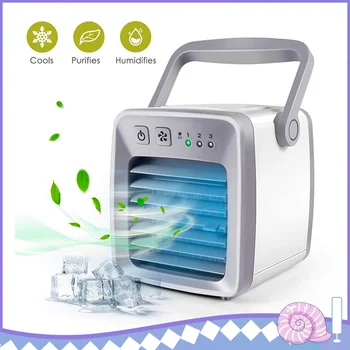 Personal Air Conditioner 4 in 1 Mini USB Personal Air Cooler Humidifier Purifier Desktop Cooling Fan 3 Speeds Office Household
Personal Air Conditioner 4 in 1 Mini USB Personal Air Cooler Humidifier Purifier Desktop Cooling Fan 3 Speeds Office Household