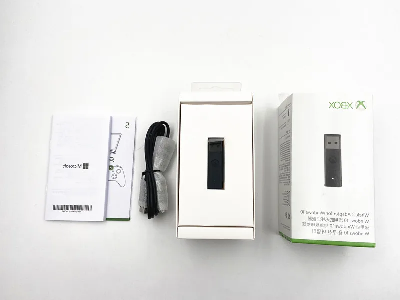 Work For Windows 10 Wireless Adapter USB Receiver With Cable Xbox One 2nd Generation Controller | Электроника