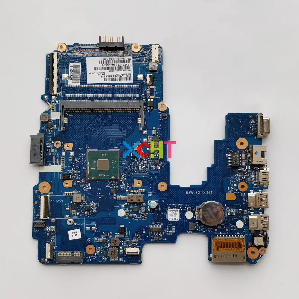 Материнская плата для ноутбука HP 14-AM Series 858040-601 858040-001 UMA w N3060 CPU 6050A2823301-MB-A02 протестированная материнская плата
Материнская плата для ноутбука HP 14-AM Series 858040-601 858040-001 UMA w N3060 CPU 6050A2823301-MB-A02 протестированная материнская плата