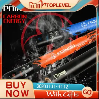 POINOS Carbon Fiber Punch Cue Stick Billiard Break Cue 13mm Tip Professional Black Carbon Shaft Carbon Fiber Butt Cue
POINOS Carbon Fiber Punch Cue Stick Billiard Break Cue 13mm Tip Professional Black Carbon Shaft Carbon Fiber Butt Cue