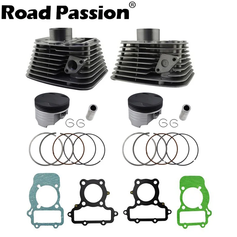 Road Passion Motorcycle Engine Front and Rear 2 Kit Cylinder + Piston + Rings 49mm (Cylinder diameter) For YAMAHA XV250 XV 250
Road Passion Motorcycle Engine Front and Rear 2 Kit Cylinder + Piston + Rings 49mm (Cylinder diameter) For YAMAHA XV250 XV 250