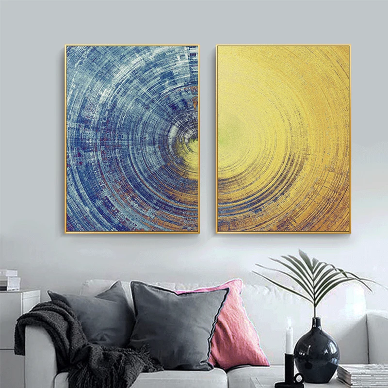 Scandinavian Blue And Yellow Circles Pattern Oil Painting on Canvas Posters and Prints Cuadros Wall Art Pictures For Living Room
Scandinavian Blue And Yellow Circles Pattern Oil Painting on Canvas Posters and Prints Cuadros Wall Art Pictures For Living Room