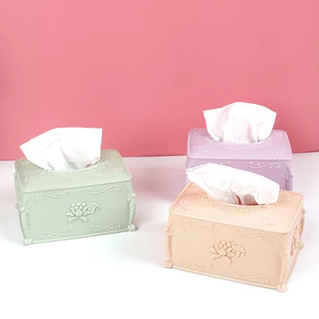 Tissue Box Flower Carved Organizer Napkin Dispenser Tissues Holder Case Container Kitchen Storage Draw Paper Boxes Home Decor
Tissue Box Flower Carved Organizer Napkin Dispenser Tissues Holder Case Container Kitchen Storage Draw Paper Boxes Home Decor