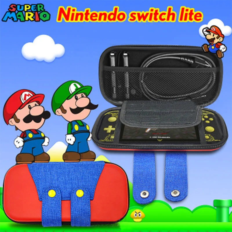 Новые портативные сумки для хранения Marios из искусственной кожи Nintendo Switch Lite