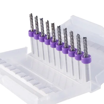 10PCS PCB Milling Cutter Corn Milling Cutter Tungsten Carbide 0.4mm-3.175mm Fish Tail Milling Cutter Mini End Mill Engraving CNC
10PCS PCB Milling Cutter Corn Milling Cutter Tungsten Carbide 0.4mm-3.175mm Fish Tail Milling Cutter Mini End Mill Engraving CNC