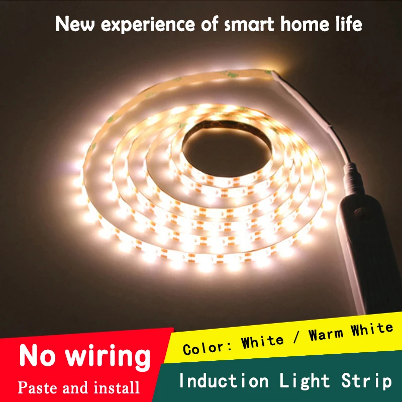 4AAA battery box power supply LED lamp with human body induction lamp with SMD2835 1M 2M 3M indoor flexible tape 5V white/warm
4AAA battery box power supply LED lamp with human body induction lamp with SMD2835 1M 2M 3M indoor flexible tape 5V white/warm