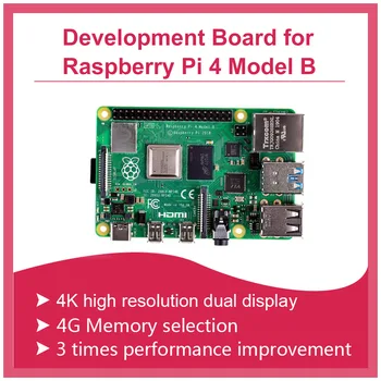 Development Board with Gigabit Ethernet Dual-Band WiFi Bluetooth 5.0 4K Dual Display for Raspberry Pi 4 Model B 4B Linux 4G RAM
Development Board with Gigabit Ethernet Dual-Band WiFi Bluetooth 5.0 4K Dual Display for Raspberry Pi 4 Model B 4B Linux 4G RAM