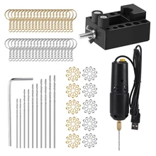 Electric Drill Set with 10 Twist Drill Bits Suitable for Epoxy Craft Diy Jewelry Keychain Making Plastic Wood Polymer
Electric Drill Set with 10 Twist Drill Bits Suitable for Epoxy Craft Diy Jewelry Keychain Making Plastic Wood Polymer