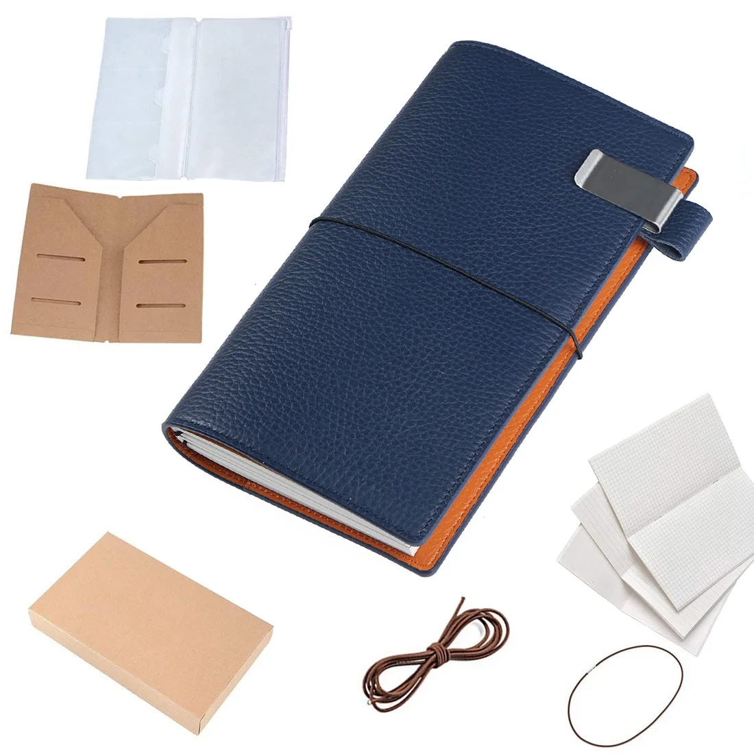 2020 New Blue Fashion Soft Genuine Leather Traveller Style Journal Book Grid+Lined+Blank Paper 120P
2020 New Blue Fashion Soft Genuine Leather Traveller Style Journal Book Grid+Lined+Blank Paper 120P