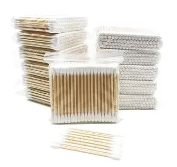 Wooden Cotton Swabs 1200ct / Biodegradable Double Tipped Bamboo Cotton Buds
Wooden Cotton Swabs 1200ct / Biodegradable Double Tipped Bamboo Cotton Buds