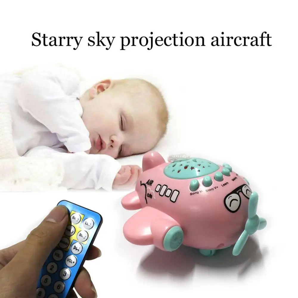 Childhood Education Starry Sky Projection Story Machine Small Aircraft Music Toy Star Sky Moon Projector 
Childhood Education Starry Sky Projection Story Machine Small Aircraft Music Toy Star Sky Moon Projector