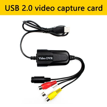 

Easycap USB 2.0 Video Capture Card adapter Video Recorder Edit DVR 4 Channel TV DVD VHS TV For Win7/8/10/XP/Vista Drive free